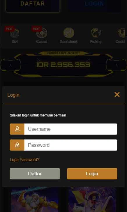cara login Turbo X1000 Slot Mode Best